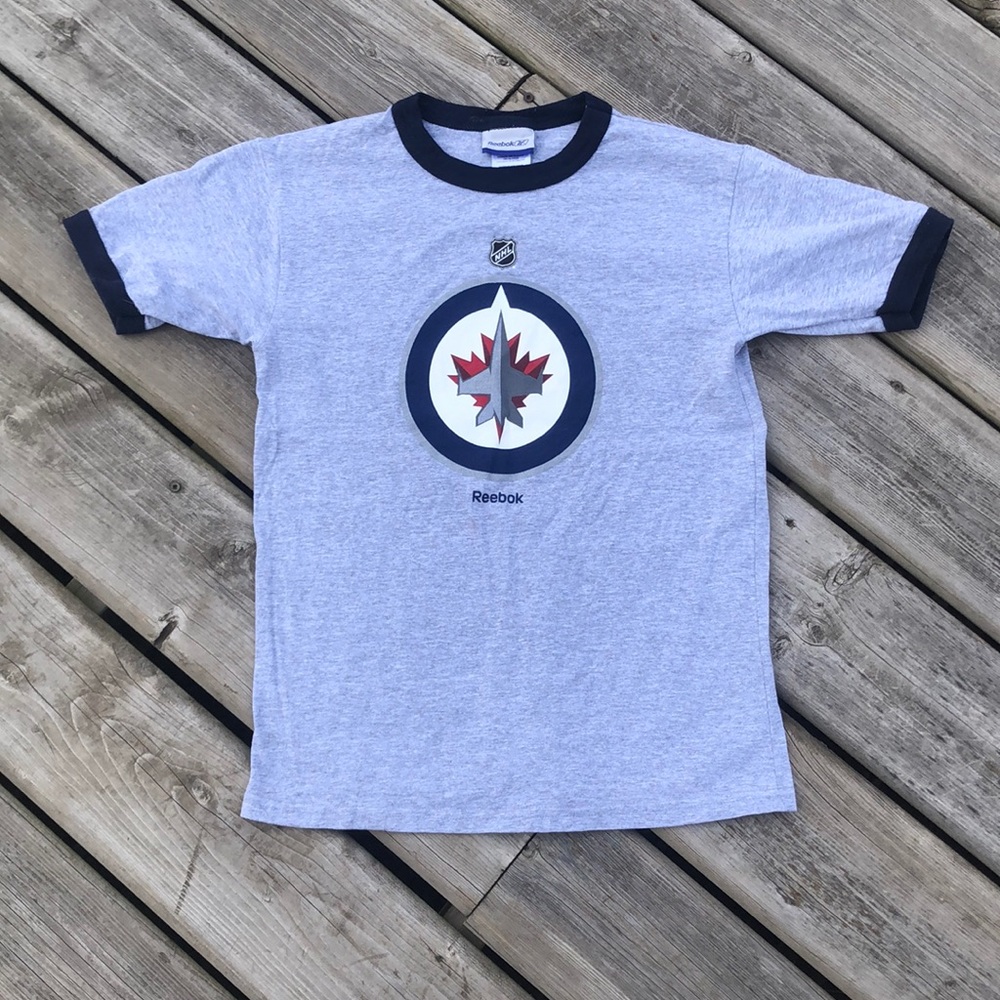 Reebok Winnipeg Jets NHL Ring Tee Youth Medium